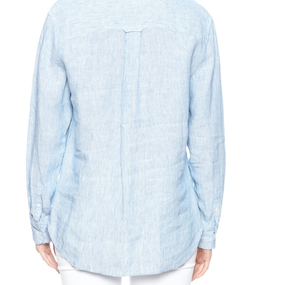 Southern Tide Linen Pop Over Top - Picture 2 of 5